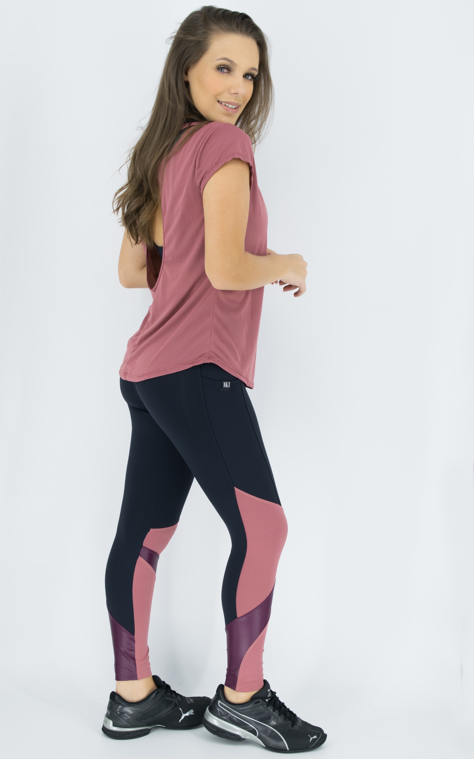 Legging Pratic Blush, Coleção Move Your Body - NKT Fitwear Moda Fitness