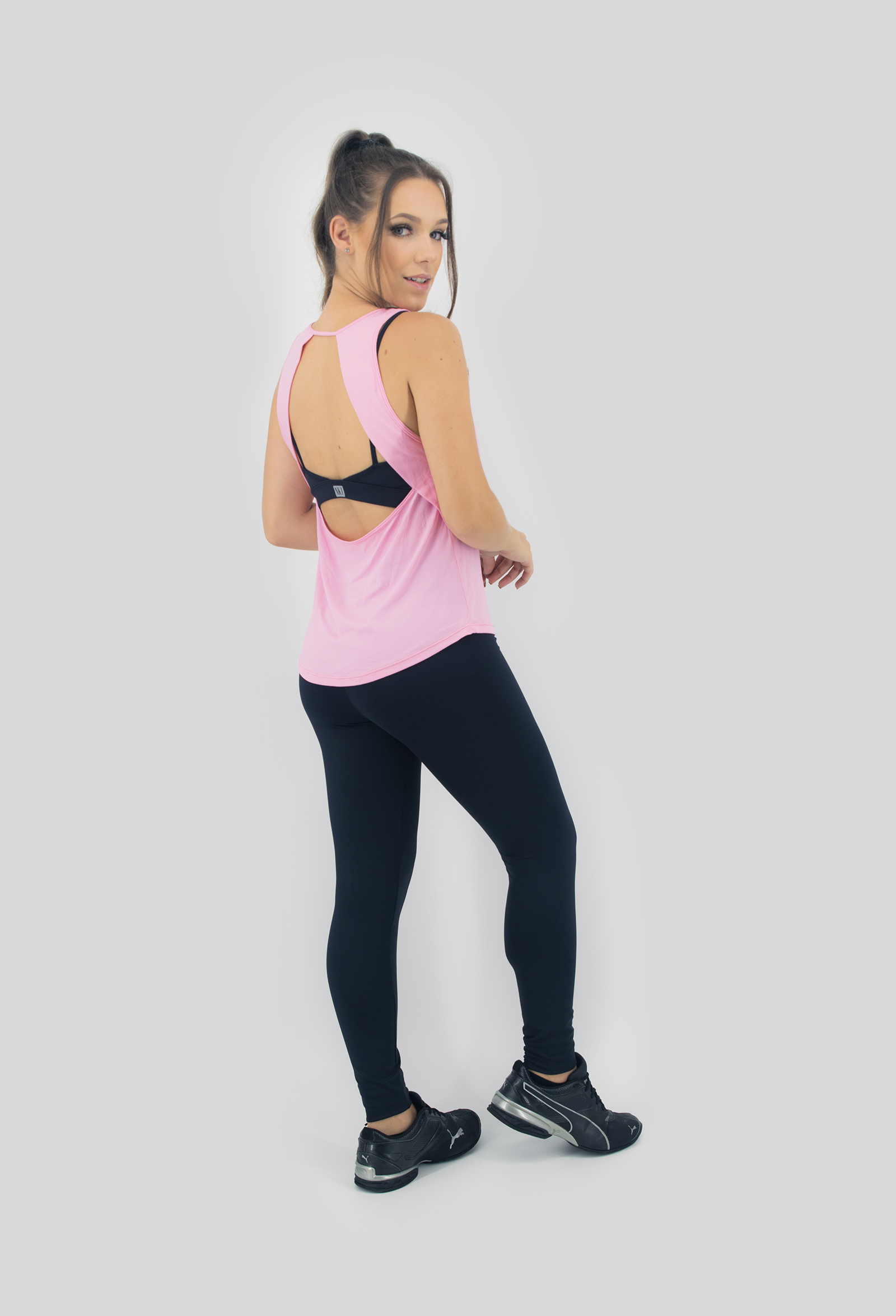 Regata Lux Rosa, Coleção Move Your Body - NKT Fitwear Moda Fitness