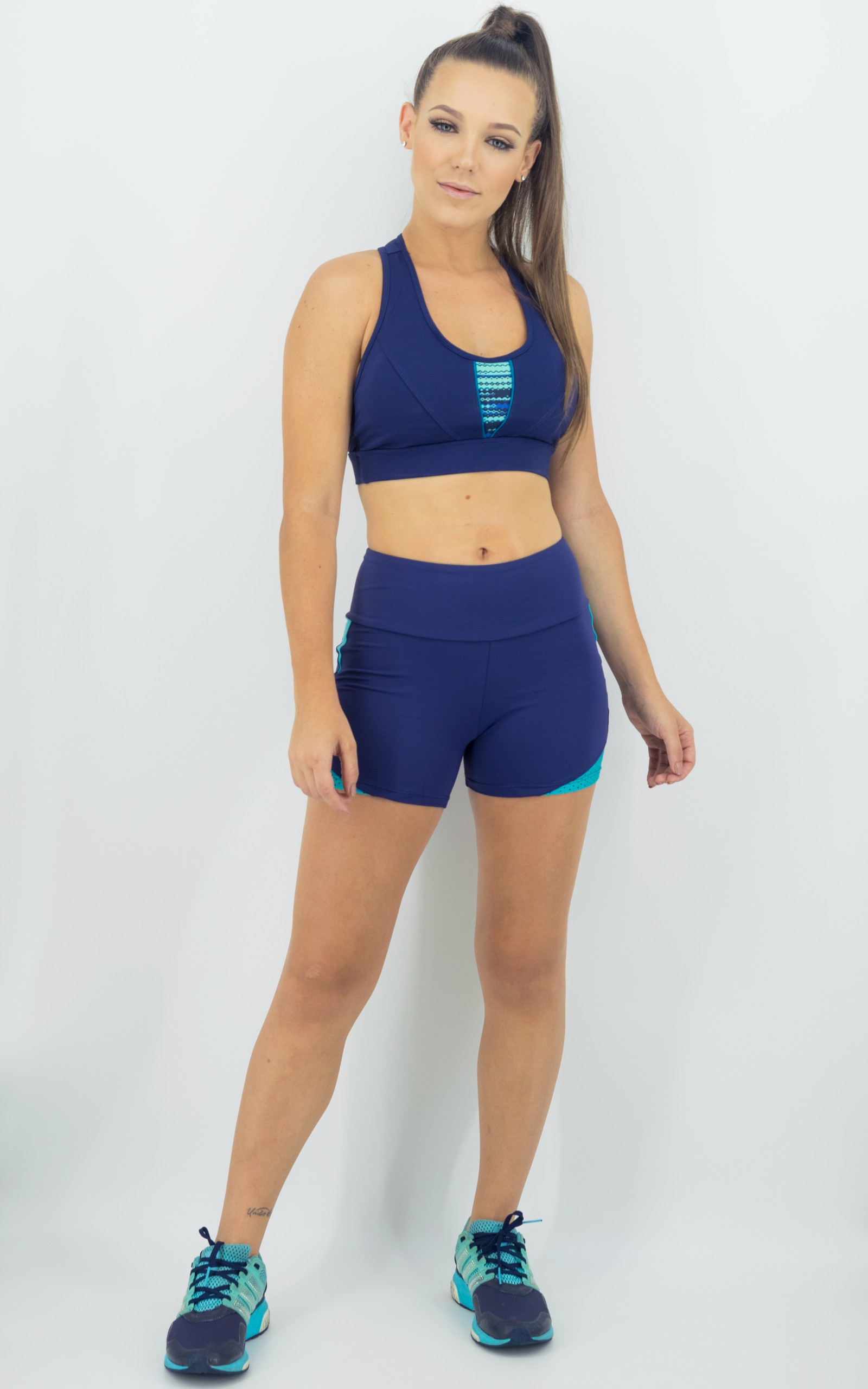 Top Freedom Marinho, Coleção Move Your Body - NKT Fitwear Moda Fitness