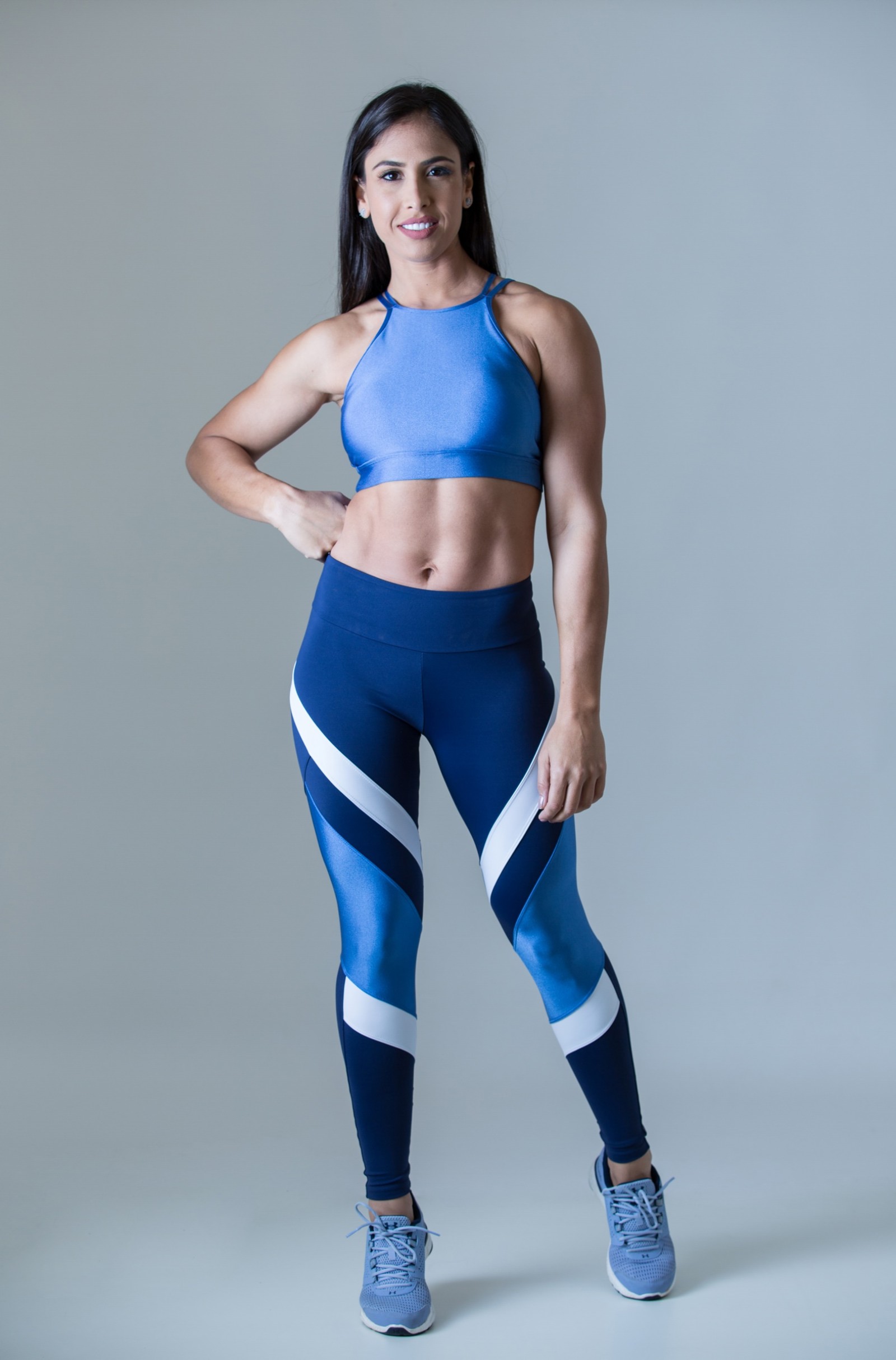 Legging Absolute Azul Céu, Coleção Plenitude - NKT Fitwear Moda Fitness
