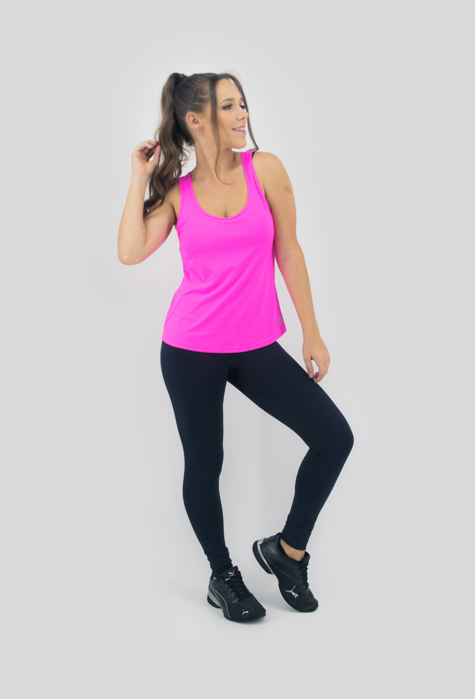 Regata Lux Pink, Coleção Move Your Body - NKT Fitwear Moda Fitness