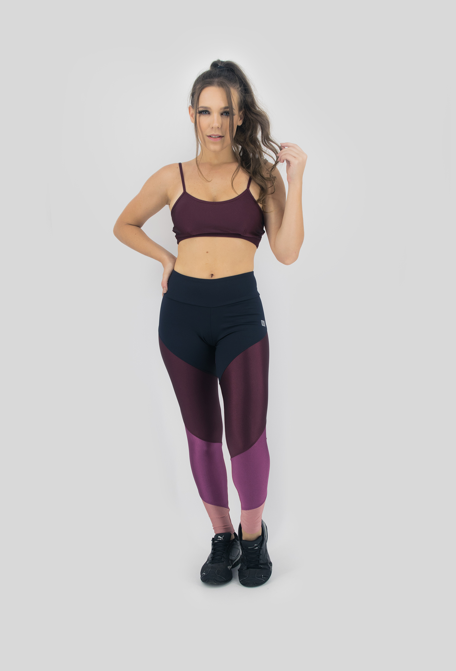 Legging Profusion Bordo, Coleção Move Your Body - NKT Fitwear Moda Fitness