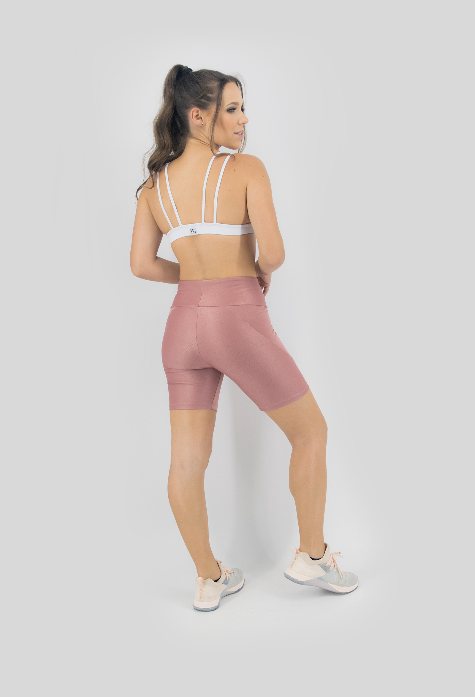 Bermuda Femme Rosa Boca, Coleção Move Your Body - NKT Fitwear Moda Fitness