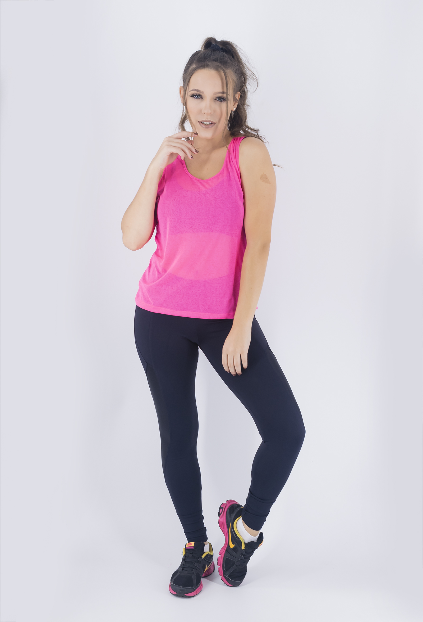 Regata Unique Pink New, Coleção Just For You - NKT Fitwear Moda Fitness