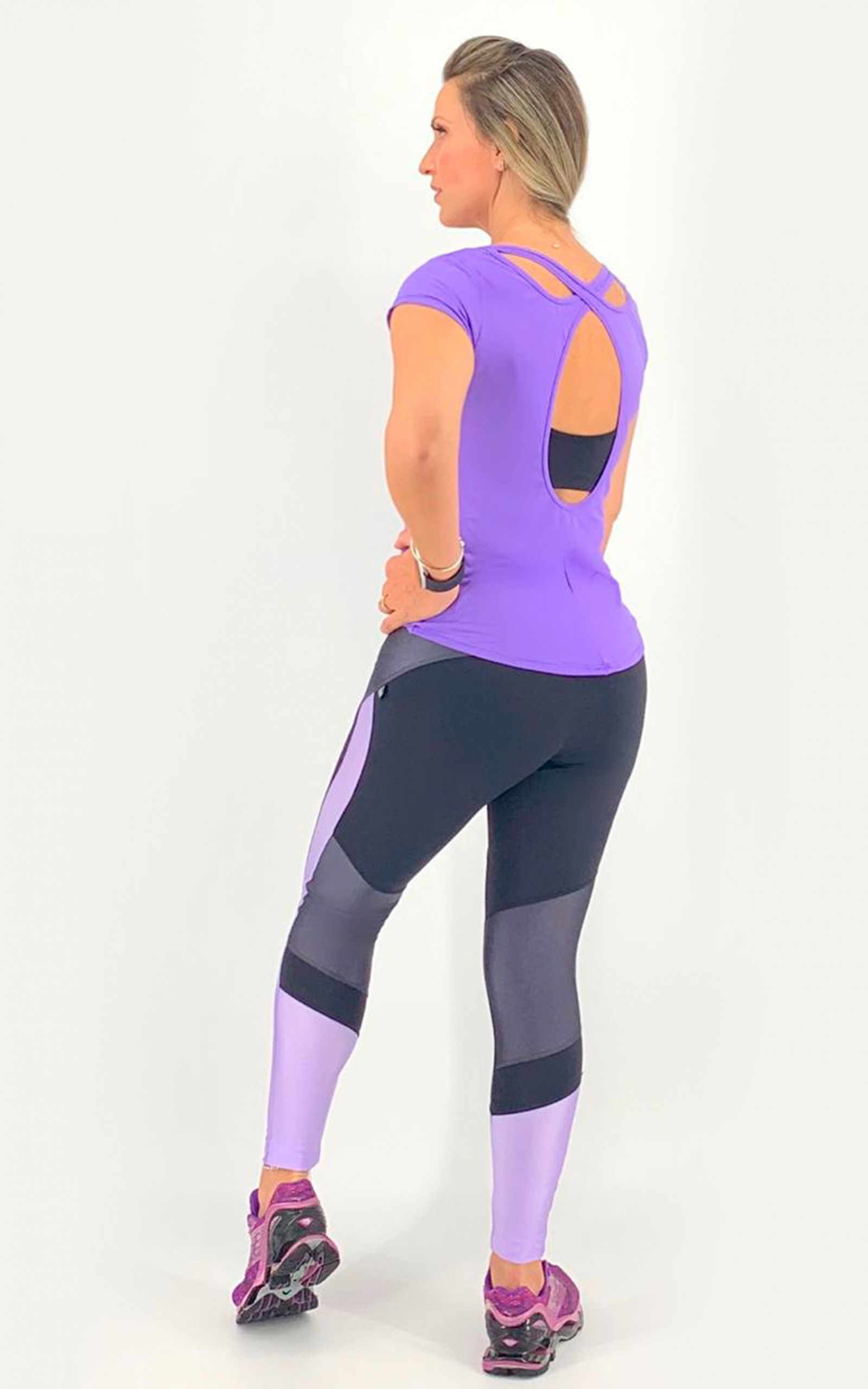 Legging Moviment Lilás, Coleção Move Your Body - NKT Fitwear Moda Fitness