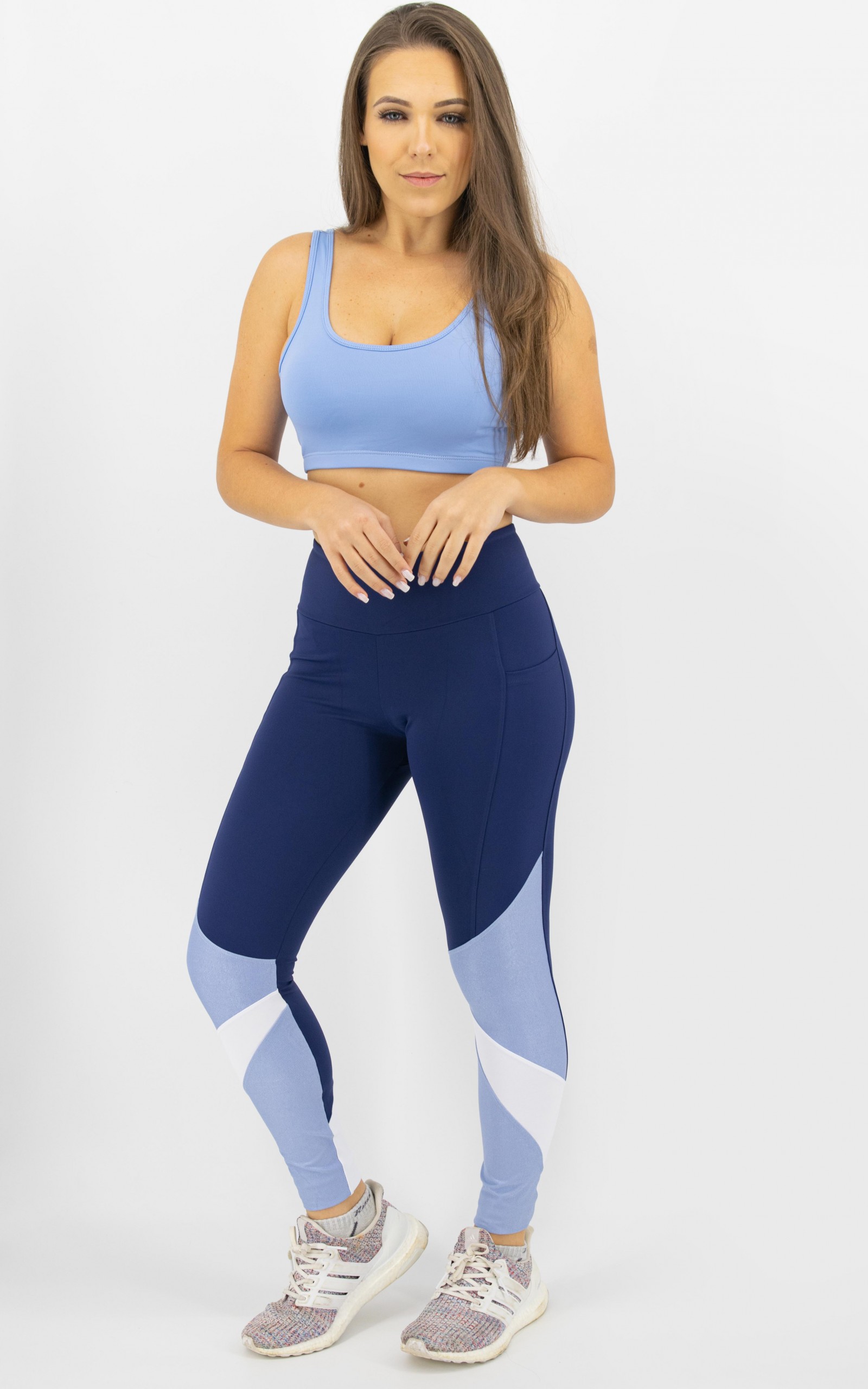 Top Arrow Azul, Coleção Move Your Body - NKT Fitwear Moda Fitness