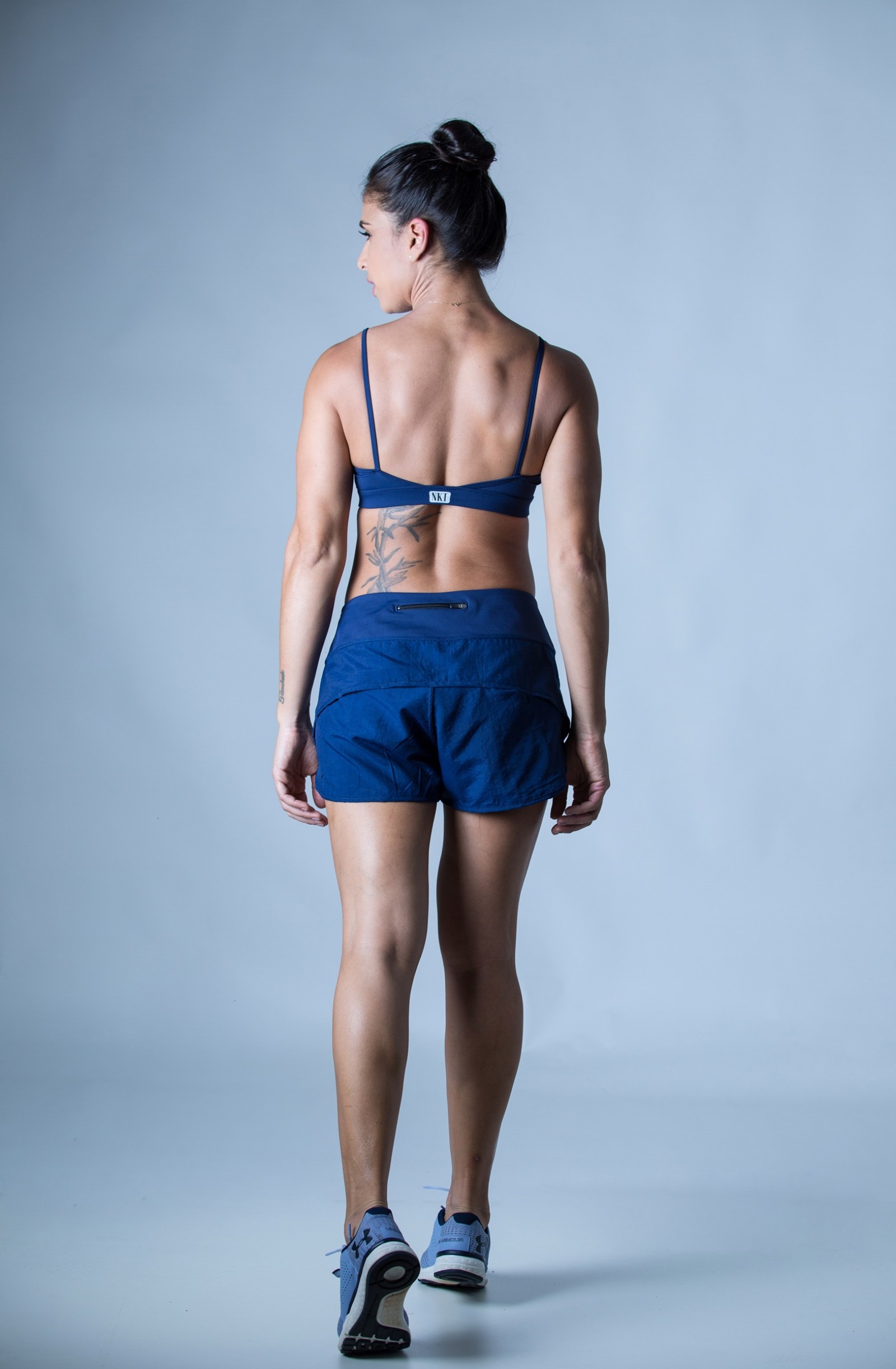 Shorts Only Marinho, Coleção Plenitude - NKT Fitwear Moda Fitness