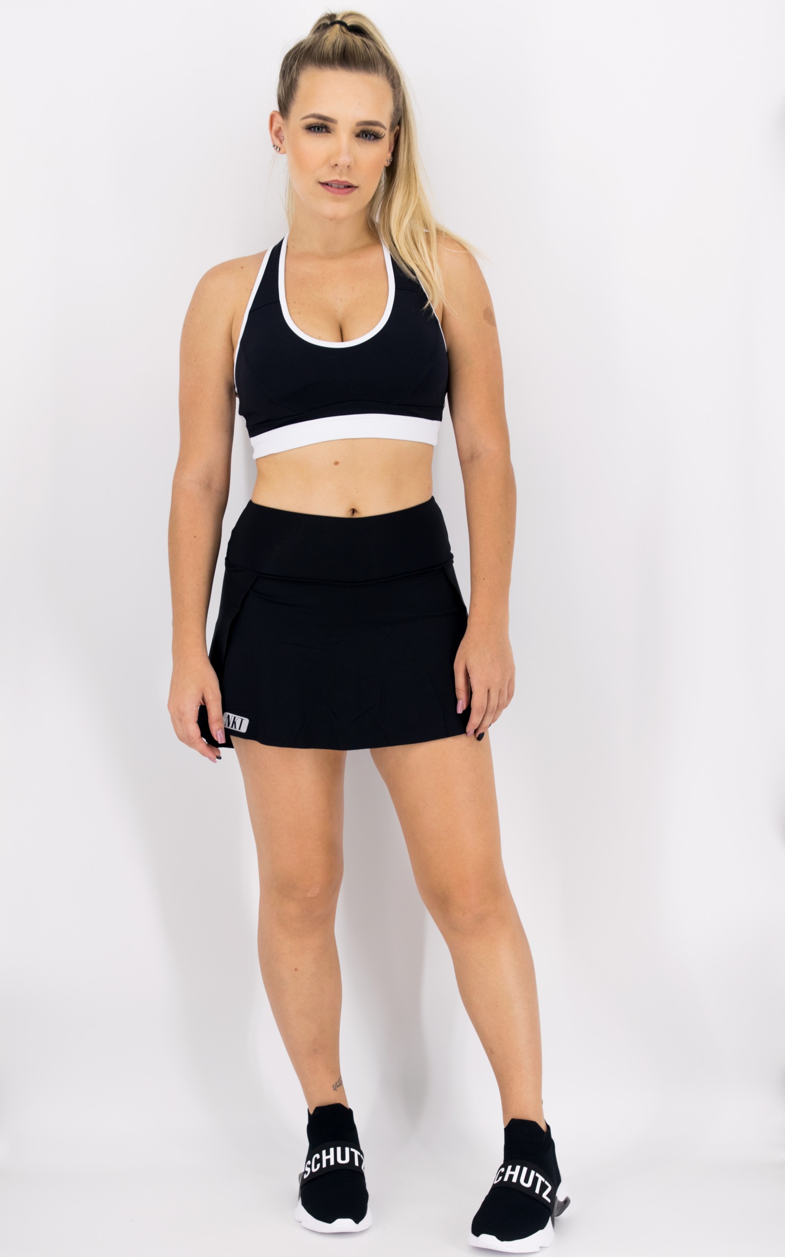 Saia Shorts Magic Preta, Coleção Move Your Body - NKT Fitwear Moda Fitness